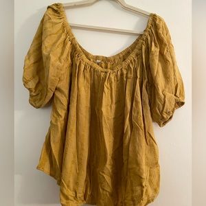 Yellow off the shoulder too - size 18